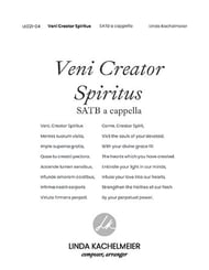 Veni Creator Spiritus SATB choral sheet music cover Thumbnail